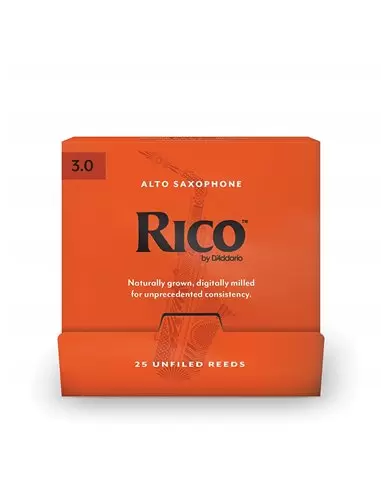 Трости для альт саксофона D`ADDARIO RJA0130-B25 Rico by D'Addario - Alto Sax 3.0 - 25 Box