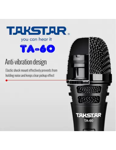Купить TA-60 Takstar Вокальный ручной микрофон 