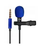 Купить JB-510MB (BLUE) Петличный микрофон разъем mini jack 3.5 для смартфона iphone, андроид, планшета 