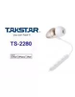 Купити TS - 2280 GOLDEN Takstar Навушники Hands - free/гарнітура Apple MFi сертифікат, ідеально сумісна з iPhone, iPad і iPod