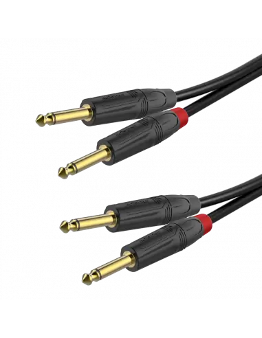 Купить GPTC210L3 Roxtone Готовый кабель, Разъемы:2xJack 6,3(RJ2P-BG)(Mono) - 2xJack 6,3 (Mono) (RJ2P-BG)-3 метра 