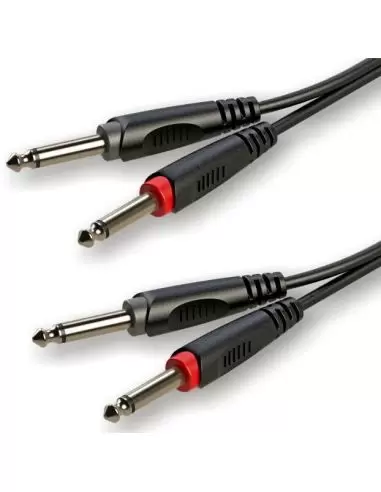 Купить RACC100L3 Roxtone Готовый кабель, Разъемы: 2xJack 6,3(Mono) - 2xJack 6,3 (Mono)-3 метра 