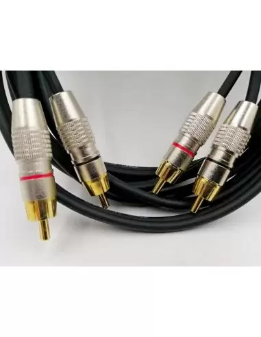 Купити DUL012--3m Готовий інструментальний кабель Роз'єми: 2xRCA - M - 2xRCA - M 3 метри