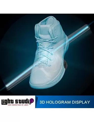 Купити 3D LED FAN голографічний проектор 42см