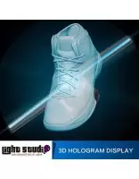 Купити 3D LED FAN голографічний проектор 42см