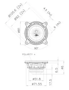 Купить FaitalPRO НЧ Динамик 3FE22 - 20 Вт (4 Ом)  2
