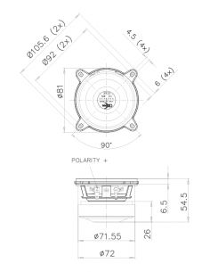 Купить FaitalPRO НЧ Динамик 3FE25 - 20 Вт (4 Ом)  2