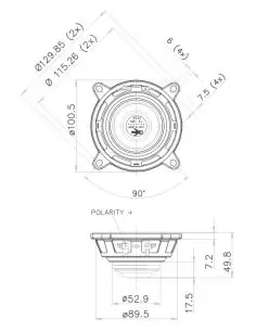 Купить FaitalPRO НЧ Динамик 4FE32 - 30 Вт (4 Ом)  2