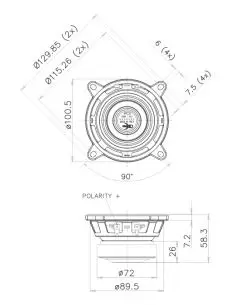 Купить FaitalPRO НЧ Динамик 4FE35 - 30 Вт (4 Ом)  2