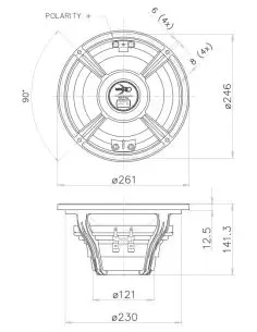 Купить FaitalPRO НЧ Динамик 10HP1020 - 700 Вт  2
