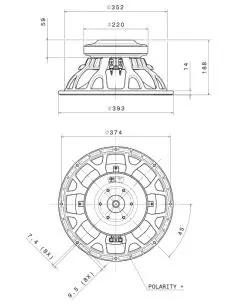 Купить FaitalPRO НЧ Динамик 15HP1030 - 1000 Вт  2