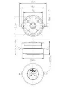 Купить FaitalPRO ВЧ Драйвер HF100 - 30 Вт (8 Ом)  2