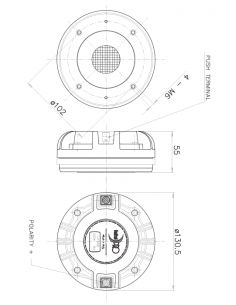 Купить FaitalPRO ВЧ Драйвер HF1400 - 100 Вт  2
