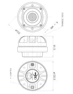 Купить FaitalPRO ВЧ Драйвер HF204 - 80 Вт  2