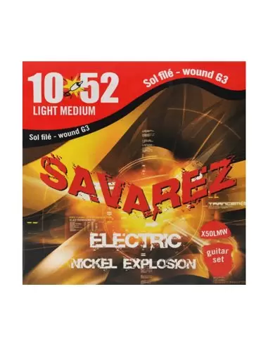 Купити Струни для електрогітари Savarez X50 LMW Light Tension