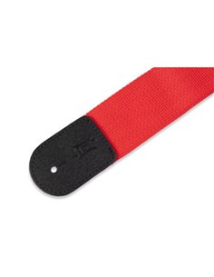 Ремінь гітарний Levys M8 POLY RED 2