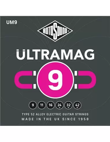 Струны для электрогитары Rotosound UM9