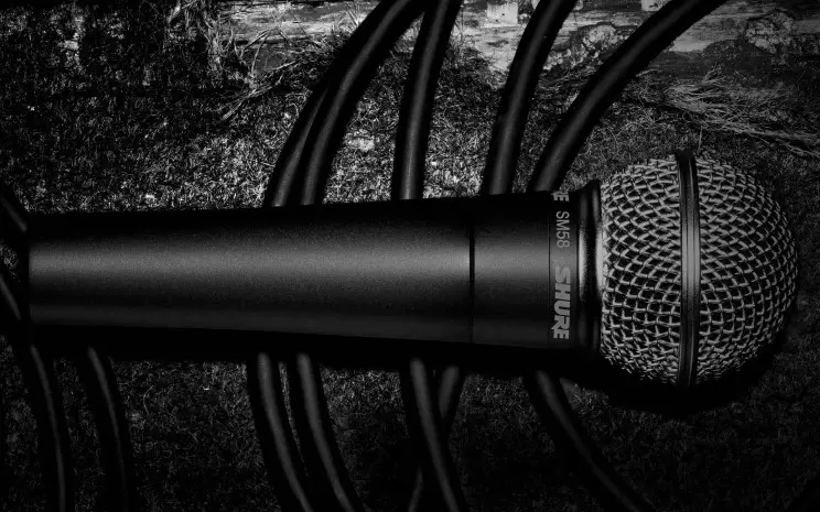 Купить профессиональный вокальный микрофон SHURE SM58-LCE динамический, без выключателя