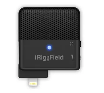 iRig Mic Field-gain control and audio-out