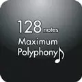 16-Part Multi Timbral and 128-note Polyphony