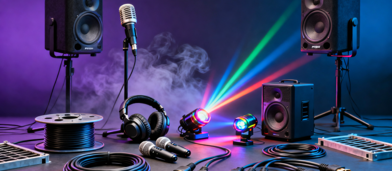 Новинки PROSHOW: мікрофони, навушники, акустика, лазери й комутація для інсталяцій та прокату